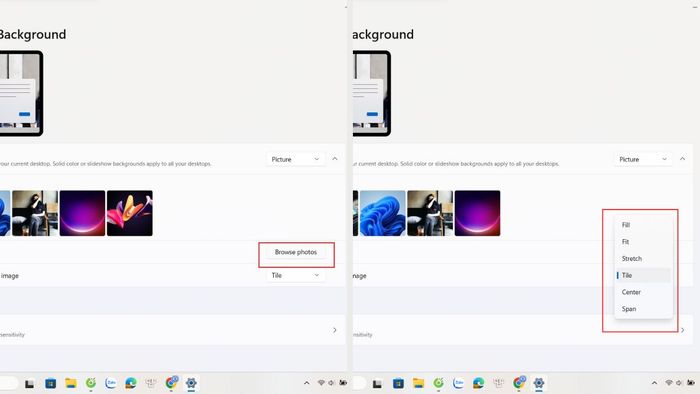 Phương pháp điều chỉnh hình nền màn hình Desktop